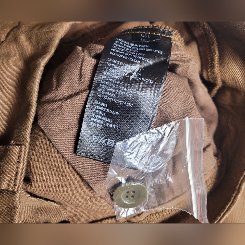 Urban Outfitters BDG Brown Utility Cargo High-Rise Pants Large - Picture 10 of 10